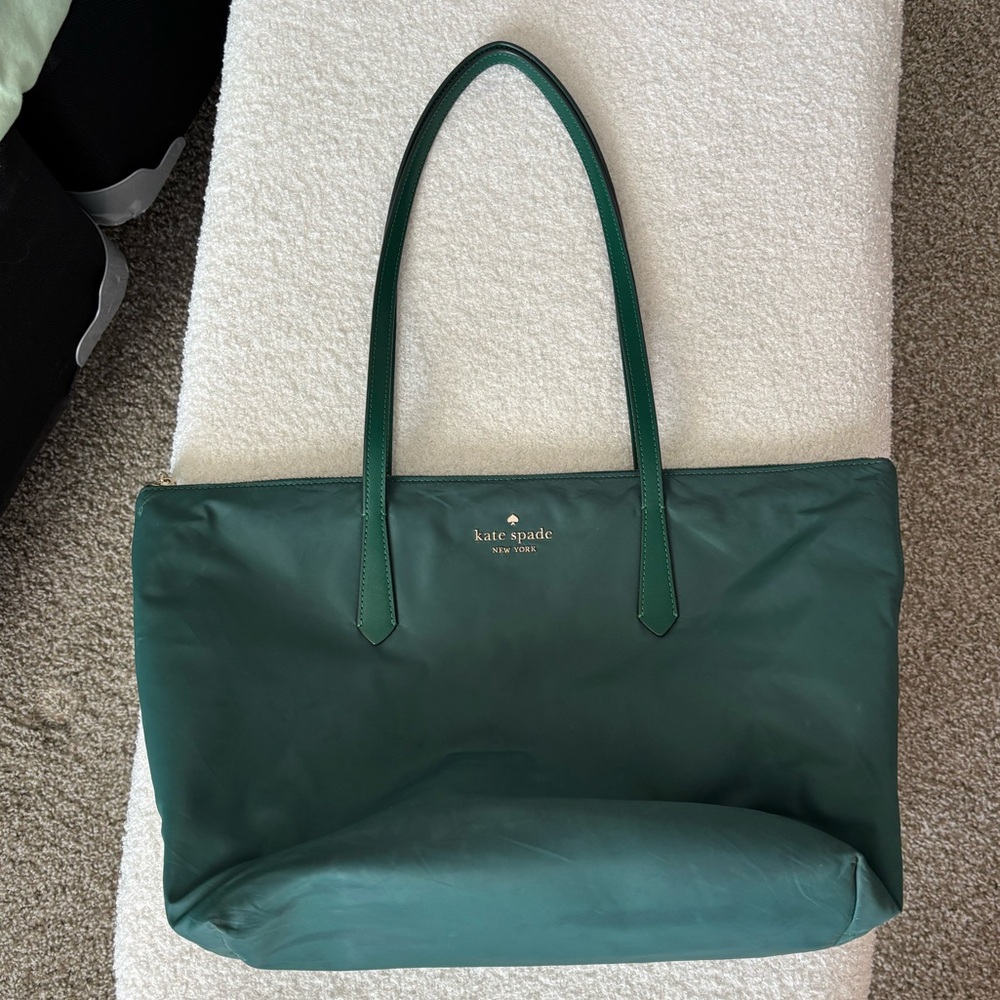 Kate Spade Forest Green Tote Bag
